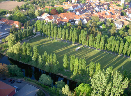 Gronau, Ballonstart, Ballonfahrt, Ballonfahrten