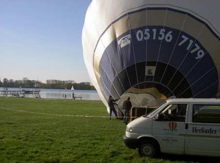 Ballonstart am Maschsee