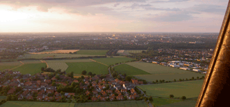Ballonfahrt über Hannover
