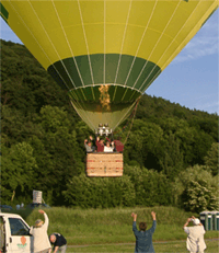 Start des Marktkauf-Ballons